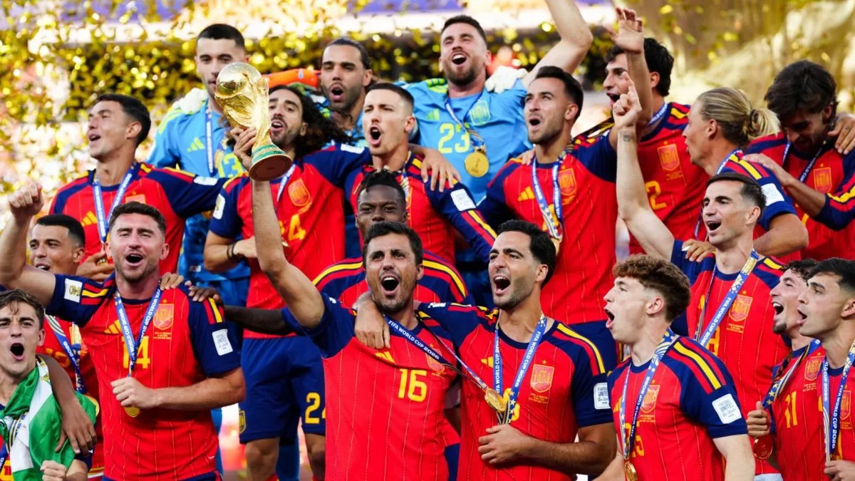 In Madrid fans defy heat, early starts and the torpor of a slow game to cheer Spain to World Cup victory