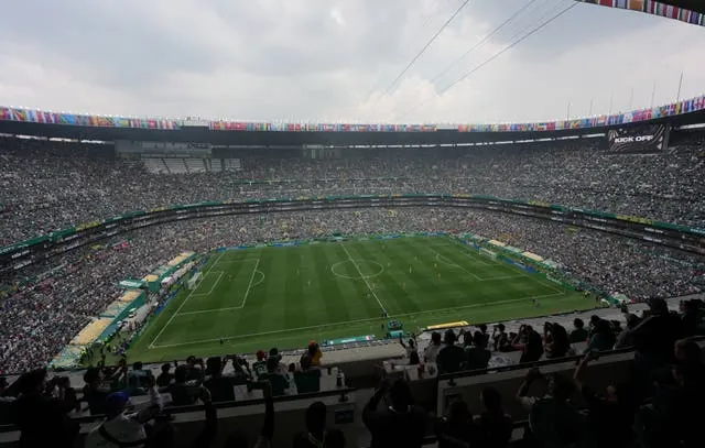 The Azteca Stadium in Mexico City is situated 7,220ft above sea level