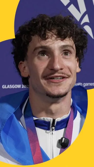 Reuben Ward being interviewed