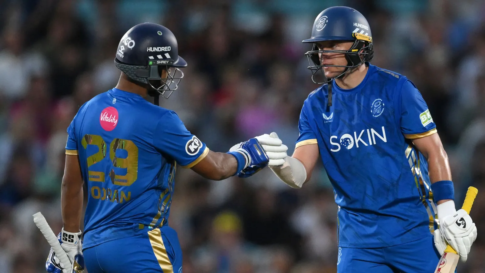 Nicholas Pooran and Sam Curran's 93-run stand inspired MI London to victory over SunRisers Leeds